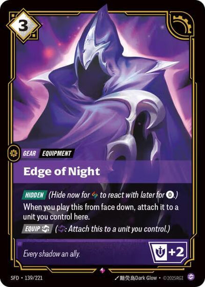 Edge of Night Rare Spiritforged 139/221 NM