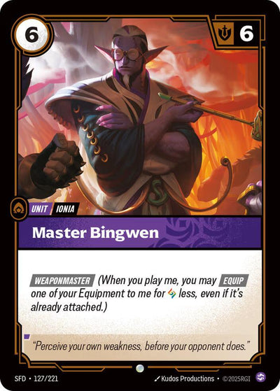 Master Bingwen Common Spiritforged 127/221 NM