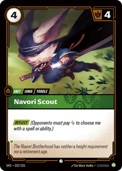 Navori Scout Common Spiritforged 037/221 NM