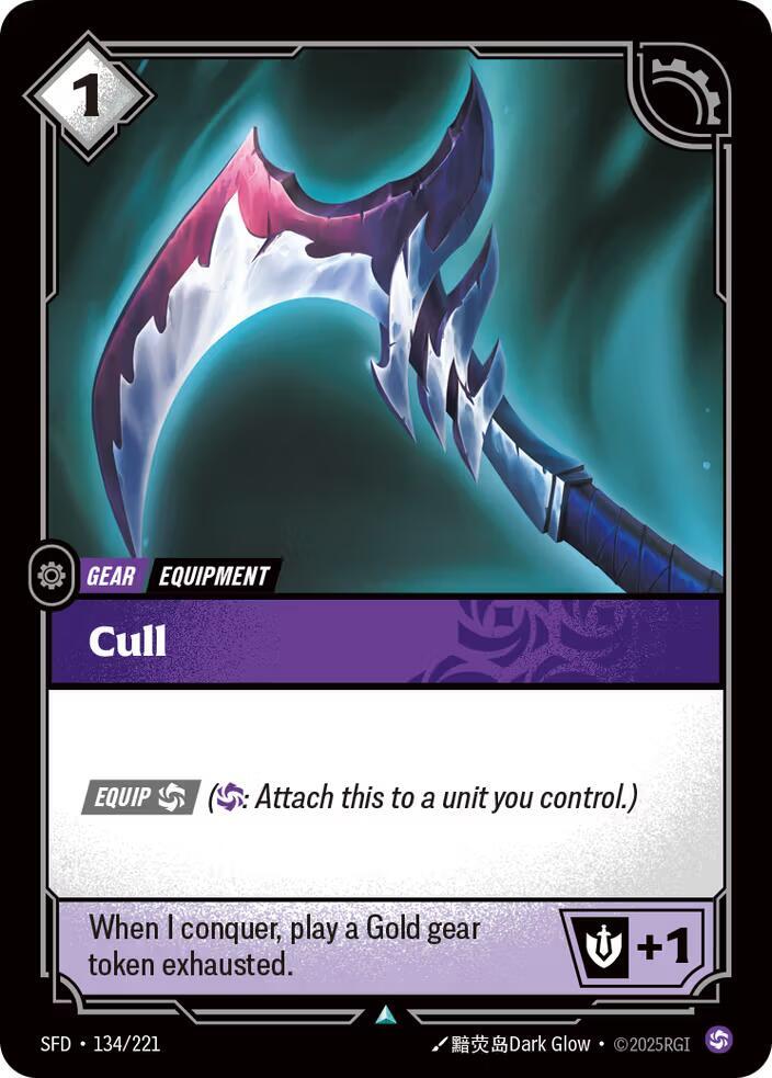 Cull Uncommon Spiritforged 134/221 NM