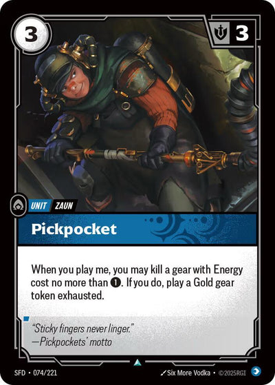 Pickpocket Uncommon Spiritforged 074/221 NM