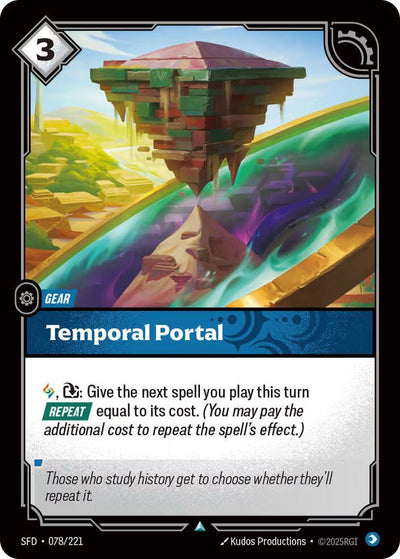 Temporal Portal Uncommon Spiritforged 078/221 NM