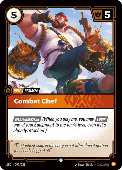 Combat Chef Common Spiritforged 092/221 NM