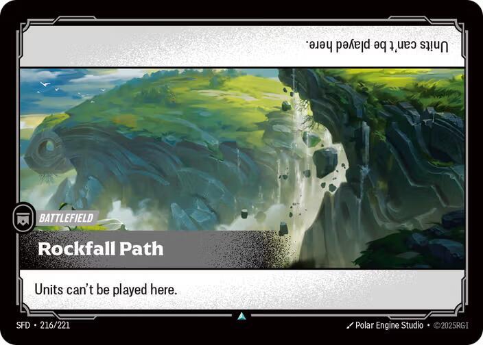 Rockfall Path Uncommon Spiritforged 216/221 NM