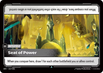 Seat of Power Uncommon Spiritforged 217/221 NM
