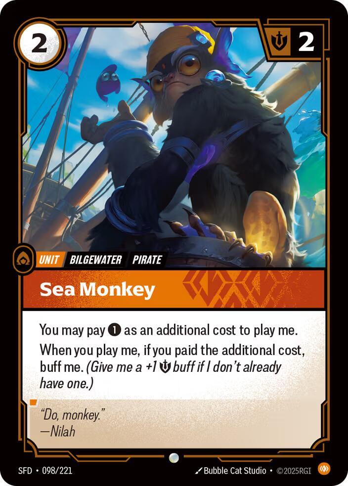Sea Monkey Common Spiritforged 098/221 NM