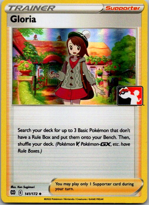 Holo Gloria Uncommon Prize Pack Series Cards 141/172 NM