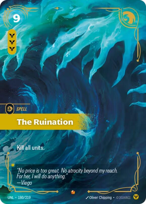 The Ruination Epic Unleashed 180/219 NM