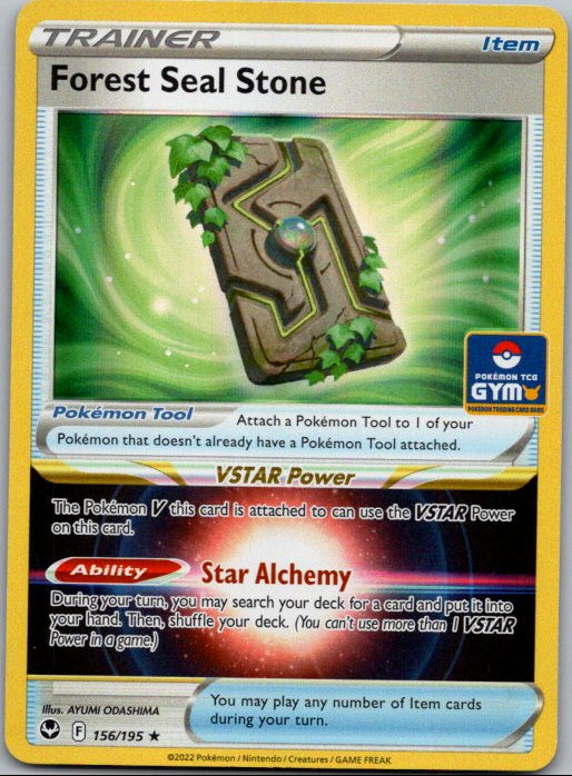 Holo Gym Stamp Forest Seal Stone 156/195 NM