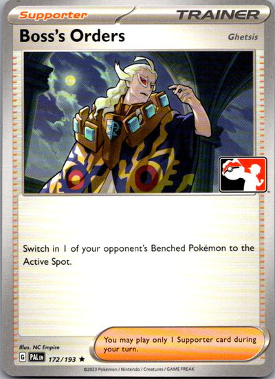 Boss's Orders Rare Prize Pack Series Cards 172/193 NM