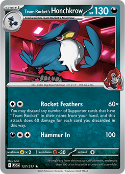 Pokemon 2026 Utrecht Regional 4th - Team Rocket's Honchkrow Deck