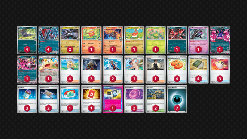 Pokemon 2026 NAIC 10th - N's Zoroark ex deck [Tord]