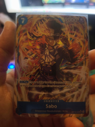 Sabo (Alternate Art) SR Adventure on Kami's Island OP15-046 NM