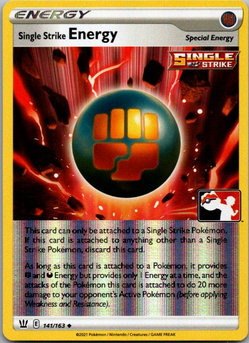 Single Strike Energy Uncommon Prize Pack Series Cards 141/163 NM