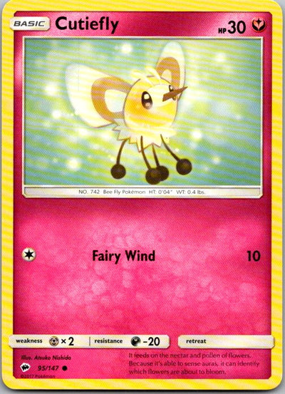 Cutiefly Common SM - Burning Shadows 95/147 NM