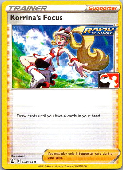 Korrina's Focus Uncommon Prize Pack Series Cards 128/163 NM