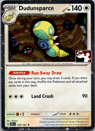 Dudunsparce Rare Prize Pack Series Cards 129/162 NM