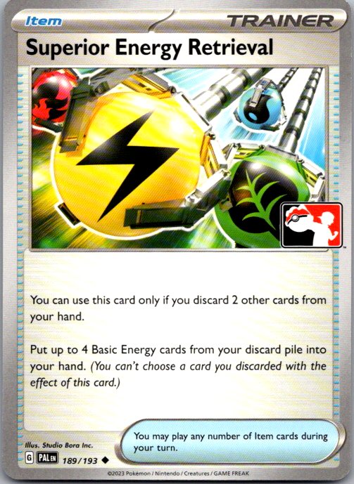 Superior Energy Retrieval Uncommon Prize Pack Series Cards 189/193 NM