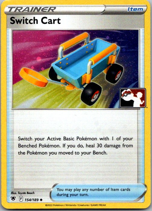 Switch Cart Uncommon Prize Pack Series Cards 154/189 NM
