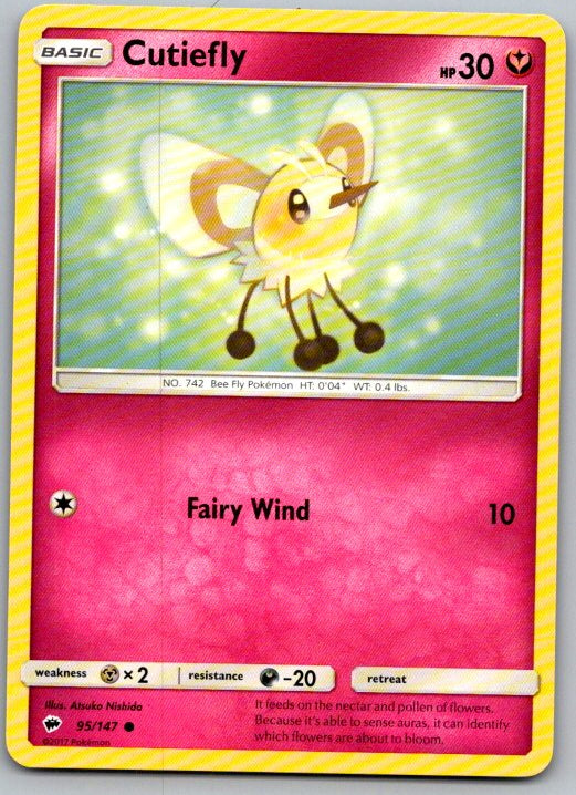 Cutiefly Common SM - Burning Shadows 95/147 NM