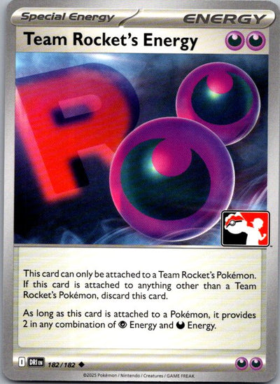 Team Rocket's Energy Uncommon Prize Pack Series Cards 182/182 NM