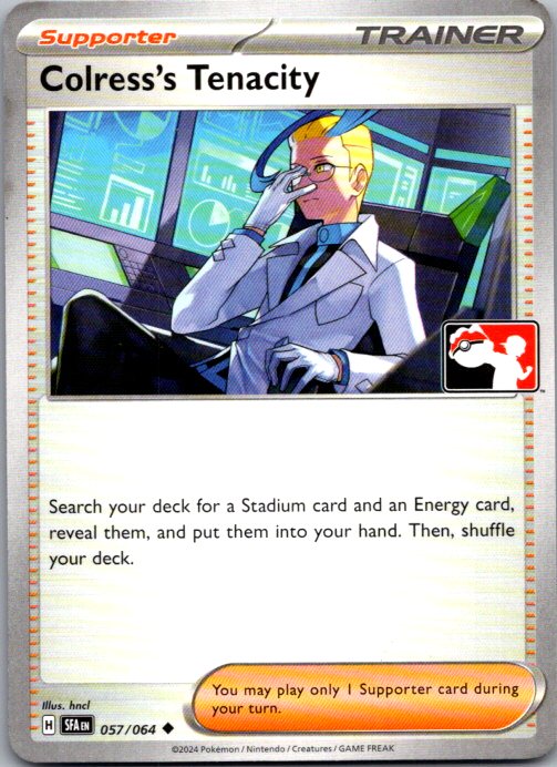 Colress's Tenacity Uncommon Prize Pack Series Cards 057/064 NM