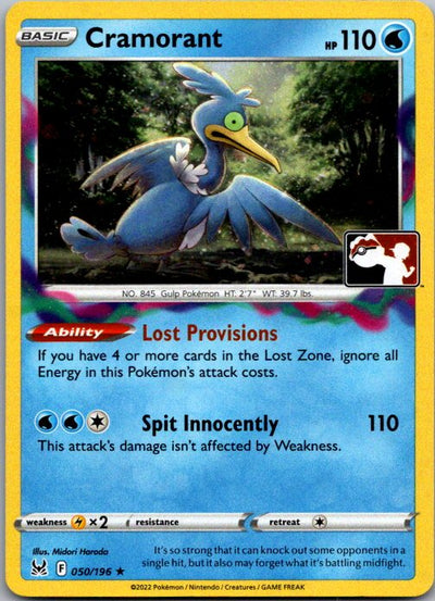 Holo Cramorant Rare Prize Pack Series Cards 050/196 NM