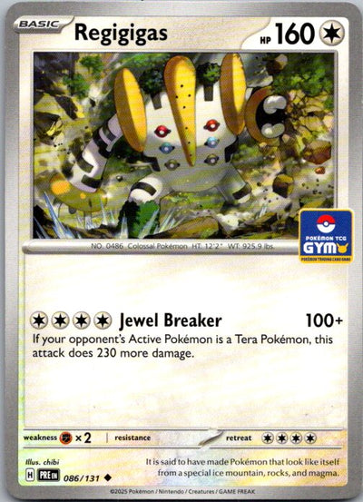 Gym Stamp Regigigas 086/131 NM