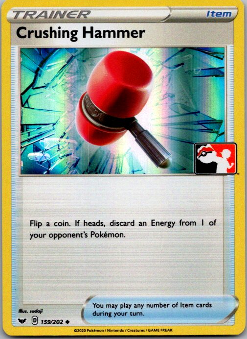 Holo Crushing Hammer Uncommon Prize Pack Series Cards 159/202 NM