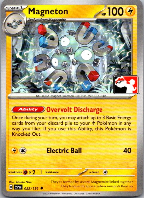 Magneton Uncommon Prize Pack Series Cards 059/191 NM