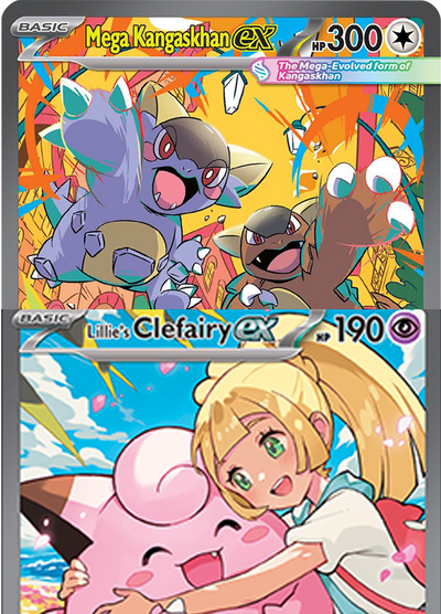 Pokemon 2026 NAIC 1st - Mega Kangaskhan ex / Lillie's Clefairy ex